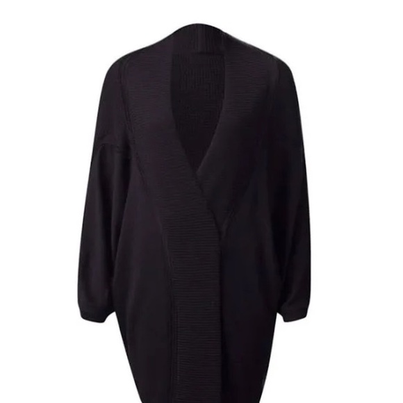 EUC - Lululemon Breeze Easy Wrap - Heathered Black - Size XS/S - Picture 3 of 11